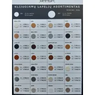 Dangtelis klijuojamas D13 wenge pilkas (9005)(20vnt)