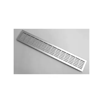 Ventilation grill aluminum 80x480mm black