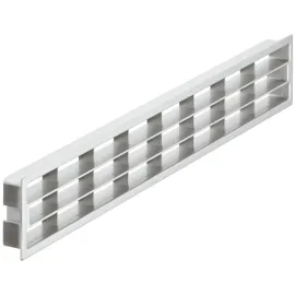 Grotelės ventiliacinės 458x65mm mat.chromas HAFELE