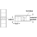 Jungtis RAFIX 20x14,2mm, nikelis be lankelio S19mm,