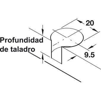 Connector housing, Rafix 20 system, plastic