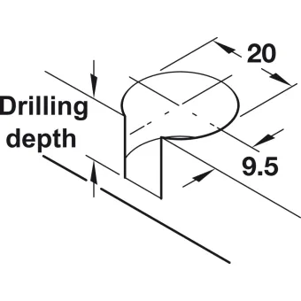 Connector housing, Rafix 20 system, plastic