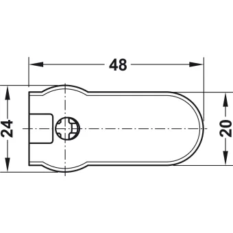 Jungtis RAFIX 20x14,2mm, balta S19mm,