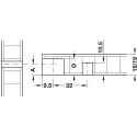 Jungtis RAFIX 20x14,2mm, balta S19mm,