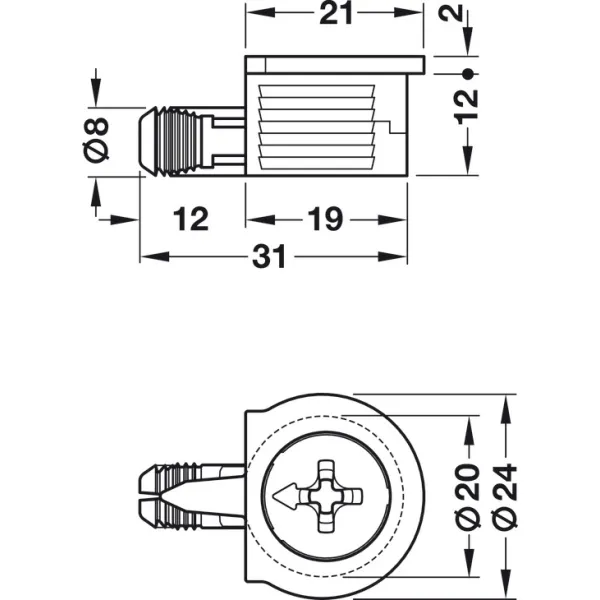 One-piece connector, Onefix