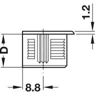 Varžtas RAFIX M20 6.5x7.5 HAFELE