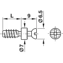 Varžtas RAFIX S20 6,5x11mm,