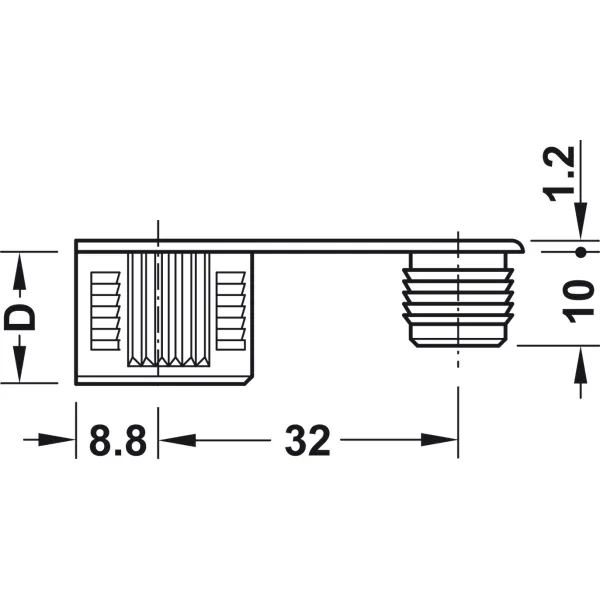Varžtas RAFIX S20 6,5x11mm,