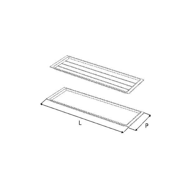 Padėkliukas džiovyklai P450mm, metalinis nerūdijantis plienas