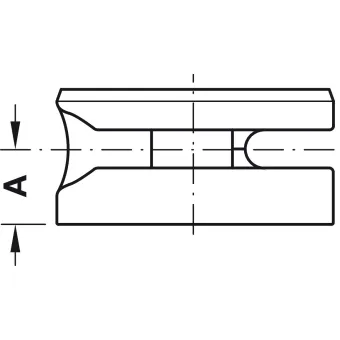 Connector housing, Häfele Maxifix, for wood thickness from 19mm