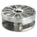 Ekscentrikas MAXIFIX Ø35mm, H15mm, SW6 plokštei nuo 19mm, blizgus, šešiakampis