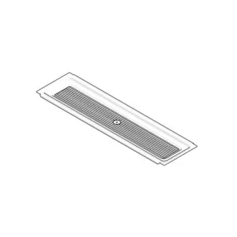 Tray for dish rack W600mm plastic transparent