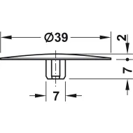 Dangtelis MAXIFIX D39 rudas HAFELE