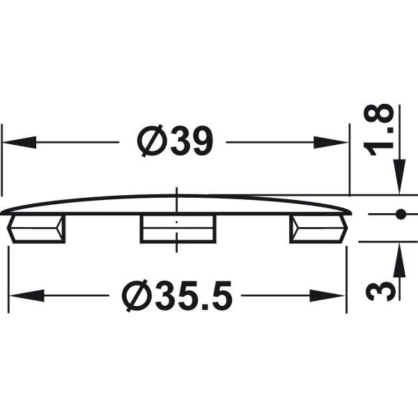 Dangtelis D39 rudas HAFELE