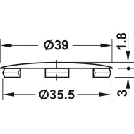 Dangtelis D39 rudas HAFELE