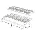 Dish rack 2-piece W800mm with frame stainless steel