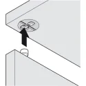 Connecting bolt, Tofix, for drill hole diameter 5mm