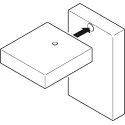 Spreading connector, U Ø12mm L10mm Spreading dowel