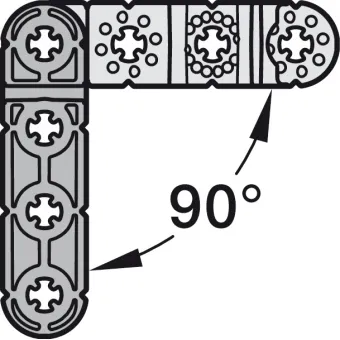 Universal connector, Häfele Ixconnect UC 16x64mm