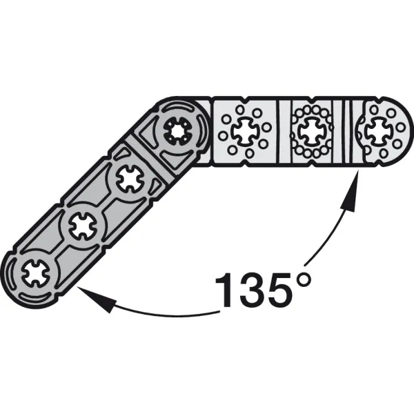 Universal connector, Häfele Ixconnect UC 16x64mm