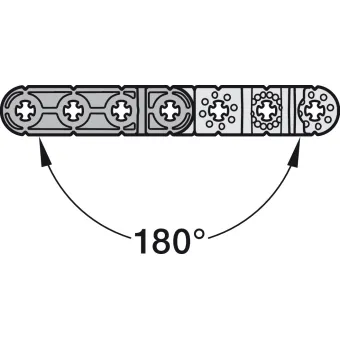 Universal connector, Häfele Ixconnect UC 16x64mm