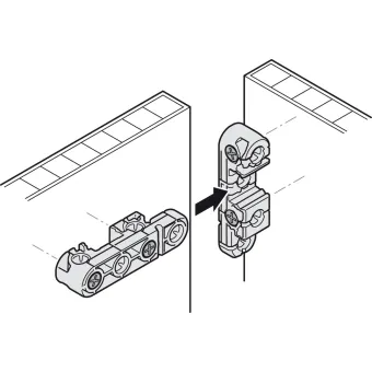 Universal connector, Häfele Ixconnect UC 16x64mm