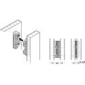 Universal connector, Häfele Ixconnect UC 16x64mm