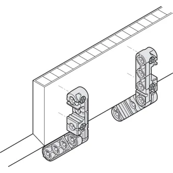 Universal connector, Häfele Ixconnect UC 16x64mm