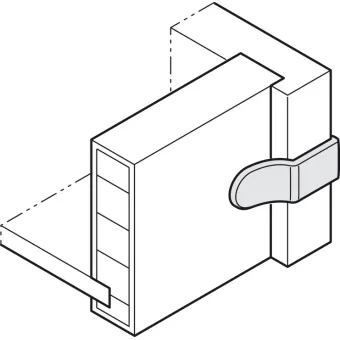 Fiksatorius galinės nugarėlės RPC D 5/24
