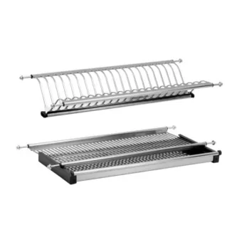 Dish rack 2-piece W400mm stainless steel