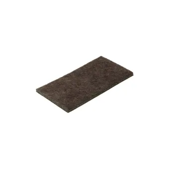 Padukas veltinio 100x50mm, rudas, 5 vnt.