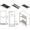 Dish rack 2-piece W700mm stainless steel