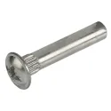 Connecting tube Ø5x27mm, M4 internal thread, for 36-46mm panel, PZ2, pan head, nickel