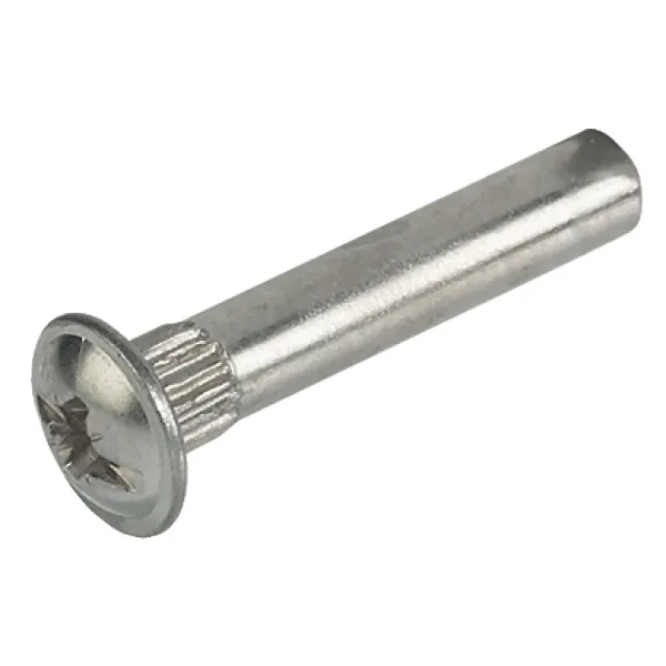 Connecting tube Ø5x27mm, M4 internal thread, for 36-46mm panel, PZ2, pan head, nickel