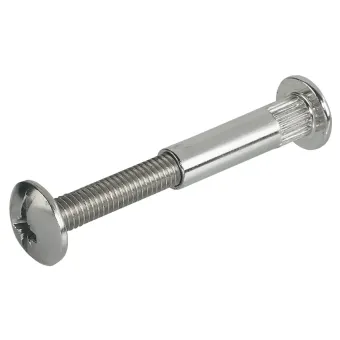 Sąvarža 36-46mm plokštei - varžtas M6x20mm ir įvorė Ø8x20mm, PZ2, suapvalinta galvute, plienas