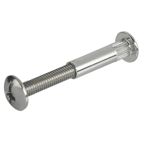 Sąvarža 36-46mm plokštei - varžtas M6x20mm ir įvorė Ø8x20mm, PZ2, suapvalinta galvute, plienas