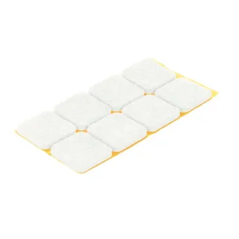 Felt pad 30x30mm brown, 21 pcs