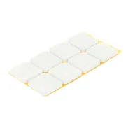 Padukas veltinio 30x30 rudas, 21 vnt.
