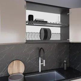 Džiovykla 2-jų dalių su rėmu ir pad. 800 titanium
