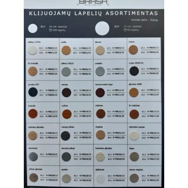 Dangtelis klijuojamas D13 guoba (4805)(20vnt)