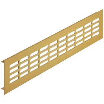 Grotelės ventiliacinės 500x60mm, aukso spalvos