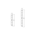 Cokolis H150 L4000 aliuminis VOLPATO