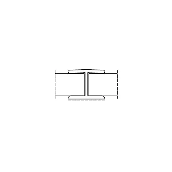 Plinth joint H100mm black