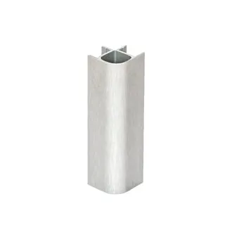 Plinth corner 90° H100mm stainless steel