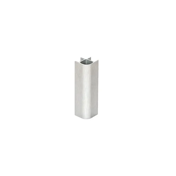 Plinth corner 90° H100mm stainless steel