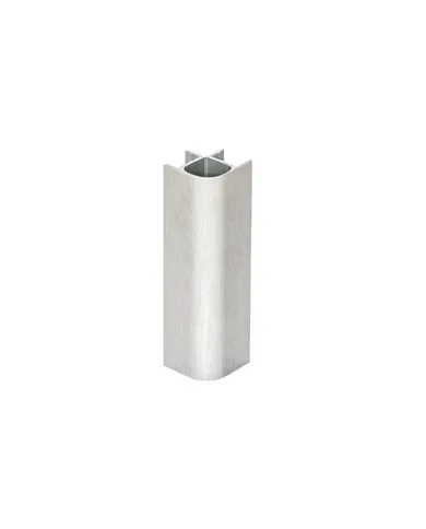 Plinth corner 90° H150mm stainless steel