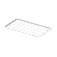 Padėklas plastikinis 900 baltas