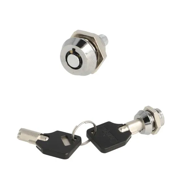 Push lock for sliding glass sliding doors MINI Ø12x10mm