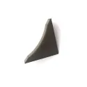 Endcap for SLIMLINE backsplash, left/right, black