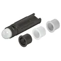 Motion sensor switch Loox, 5/15/30 min delay, Ø12mm, black/white/grey